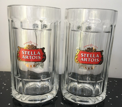 Pair stella artois pint - of,