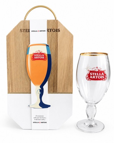 Stella artois half pint glass - half,